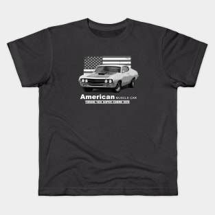 Torino 429 Super Cobra American Muscle Car 60s 70s Old is Gold Kids T-Shirt